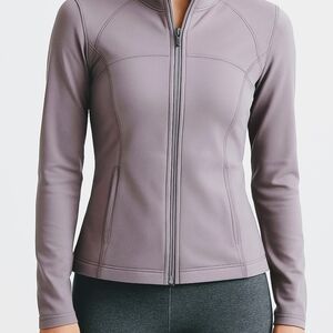 Women's Light Gray Purple Jacket